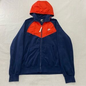 Nike Sportswear Polar Fleece Windrunner Jacket Men M Hooded Full Zip 929114-451